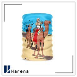 اسکارف طرح خرچنگ پنجه طلایی