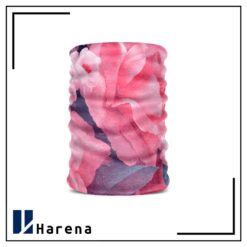 اسکارف طرح گل صورتی