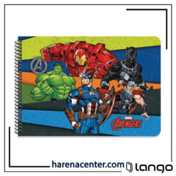 دفتر نقاشی قهرمانان برند لانگو