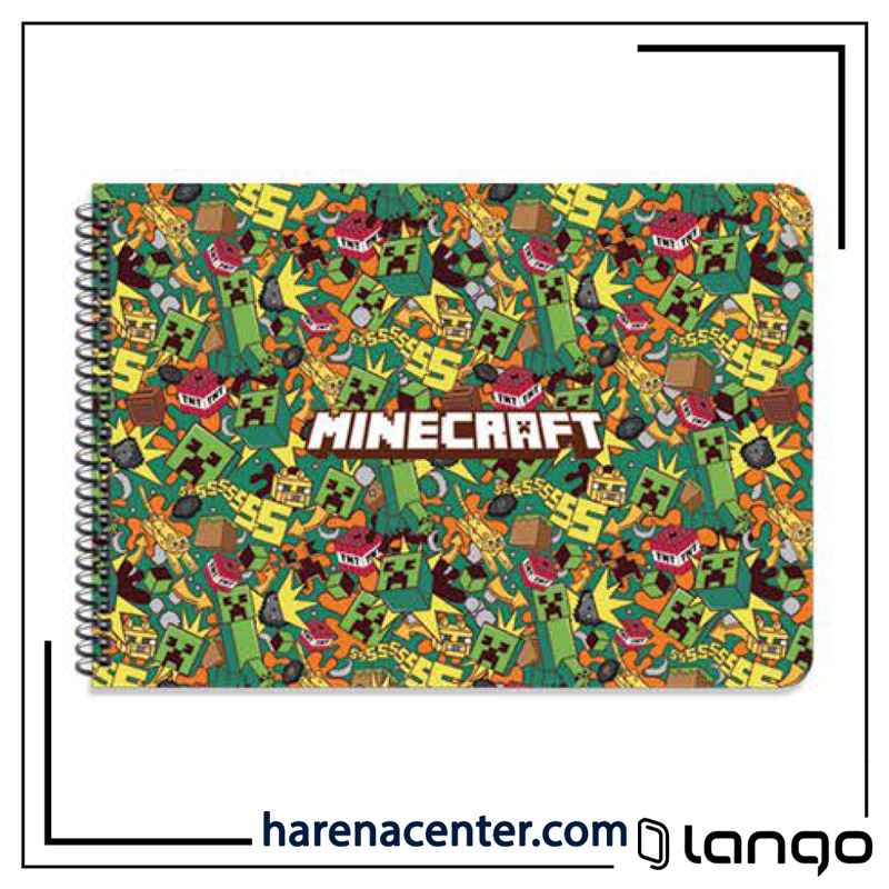 دفتر نقاشی ماینکرفت برند لانگو