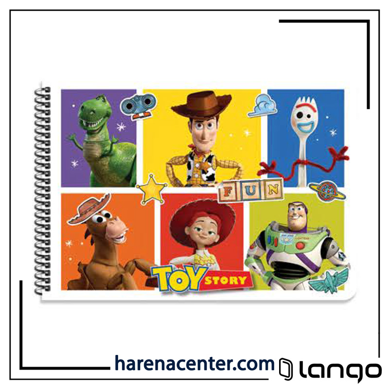 دفتر نقاشی داستان اسباب بازی برند لانگو