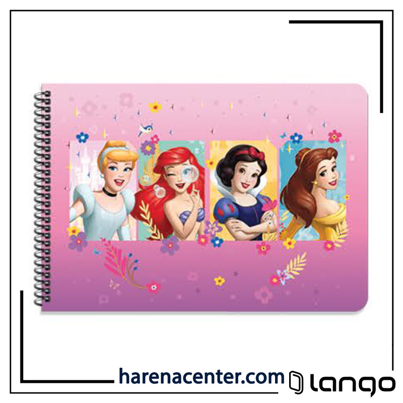 دفتر نقاشی پرنسس های دیزنی برند لانگو
