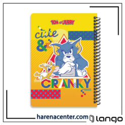 دفتر مدرسه طرح تام و جری کد 1 برند لانگو