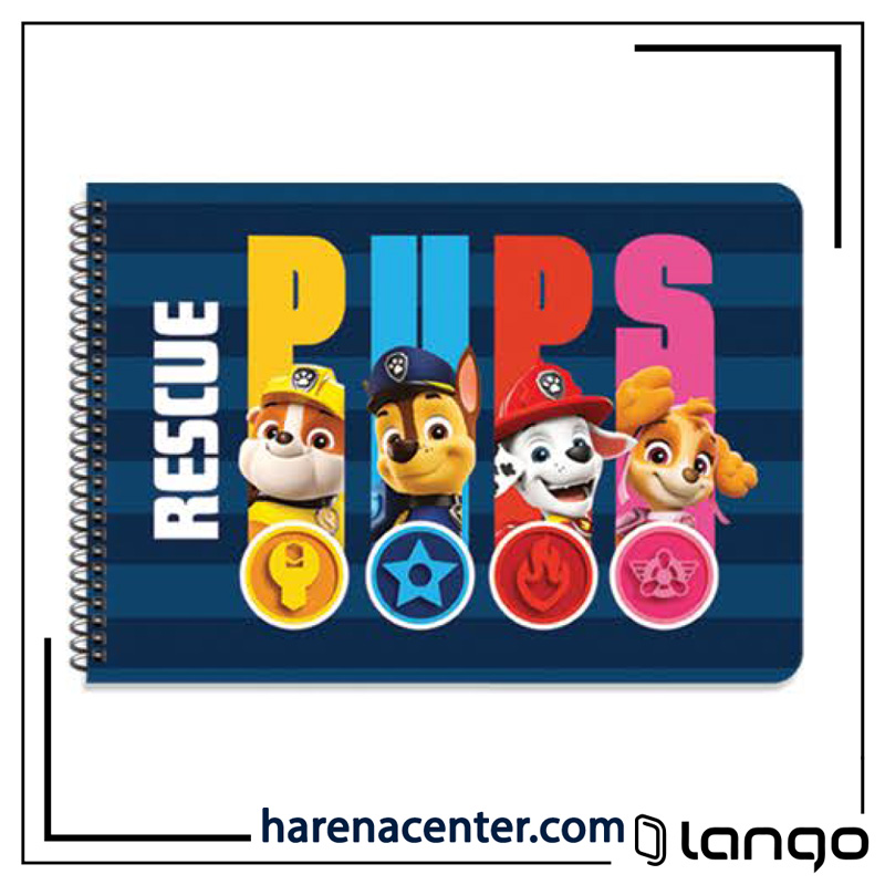 دفتر نقاشی سگ های نگهبان برند لانگو