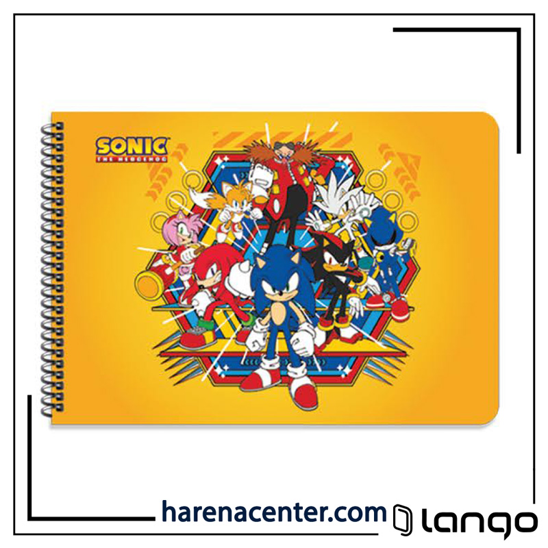 دفتر نقاشی سونیک برند لانگو