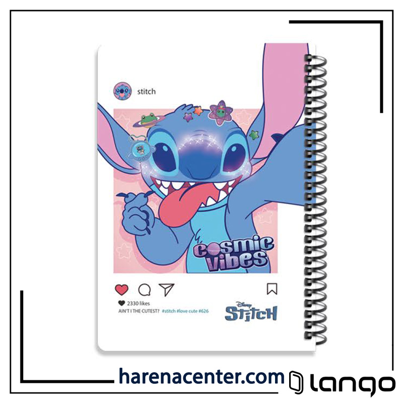 دفتر مدرسه طرح استیچ کد 2 برند لانگو