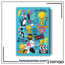 دفتر مدرسه طرح لونی تونز کد 1 برند لانگو