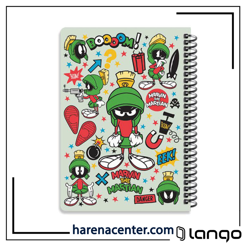 دفتر مدرسه طرح لونی تونز کد 3 برند لانگو