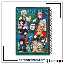 دفتر مدرسه شیطان کش طرح هاشیرا برند لانگو