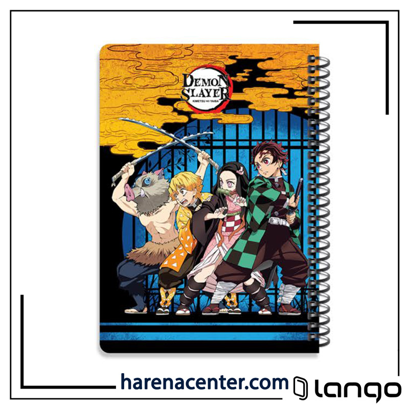 دفتر مدرسه طرح شیطان کش برند لانگو