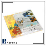 تقویم رومیزی تن تن 1405 سایز بزرگ مربع با پایه فیگور همراه با سفرنامه تن تن در ایران