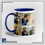 ماگ داخل رنگی چسب دماغ کاپیتان