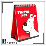 تقویم رومیزی تن تن سایز کوچک 1403