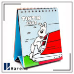 تقویم رومیزی تن تن سایز کوچک 1403