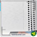 دفتر لمینت طرح طبیعت سایز A5 برند لنتو - Image 4
