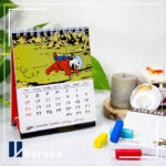 تقویم رومیزی تن تن سایز کوچک 1403 - Image 3