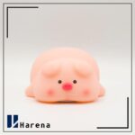 چراغ خواب سیلیکونی خوک خوابیده - Image 2