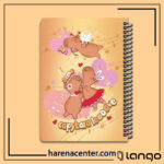 دفتر مدرسه طرح CAPYBARA LOVE برند لانگو