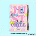 دفتر مدرسه طرح STITCH just CHILL برند لانگو