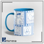 ماگ داخل رنگی آستر و بدرفه تن تن - Image 2