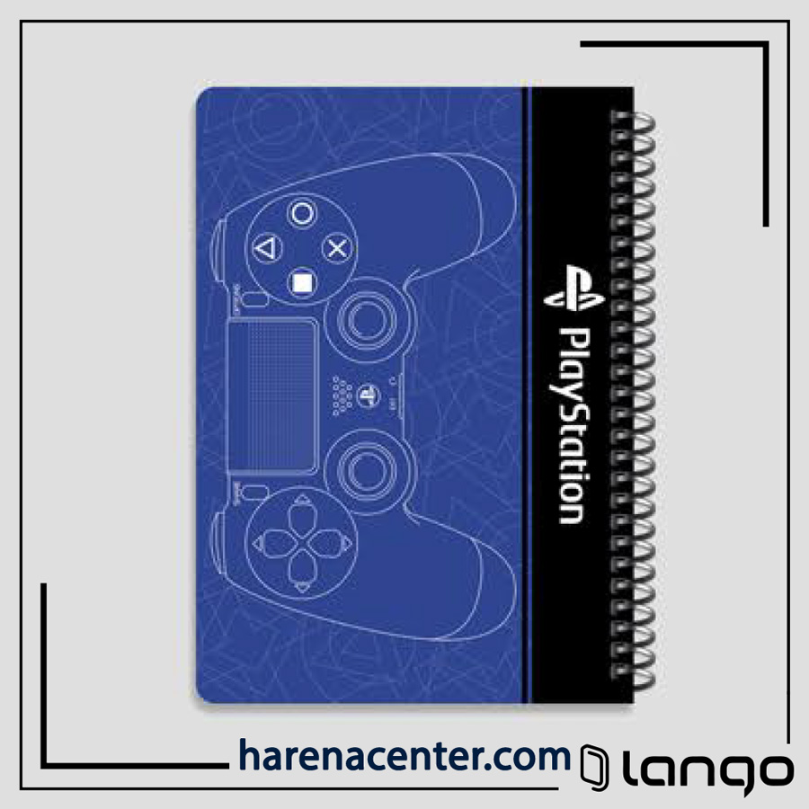 دفتر مدرسه طرح Playstation برند لانگو دفتر مدرسه طرح Playstation برند لانگو - Image 1