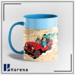 ماگ داخل رنگی سرزمین طلای سیاه