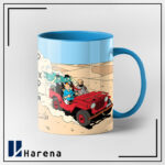ماگ داخل رنگی سرزمین طلای سیاه - Image 3