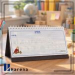 تقویم رومیزی تن تن 1405 سایز بزرگ مستطیل - Image 4