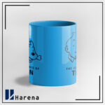 ماگ تمام رنگی تن تن آبی - Image 2