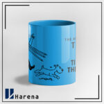 ماگ تمام رنگی تن تن در کنگو آبی - Image 2