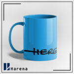 ماگ تمام رنگی تن تن و میلو آبی - Image 3