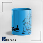 ماگ تمام رنگی تن تن و میلو آبی - Image 2