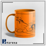 ماگ تمام رنگی تن تن در شوروی نارنجی - Image 3