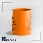ماگ تمام رنگی تن تن نارنجی - Image 2