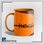 ماگ تمام رنگی هواپیمای بوردوری نارنجی - Image 3