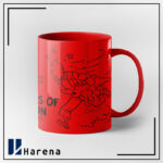 ماگ تمام رنگی معبد خورشید قرمز - Image 3