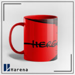 ماگ تمام رنگی هواپیمای بوردوری قرمز - Image 2